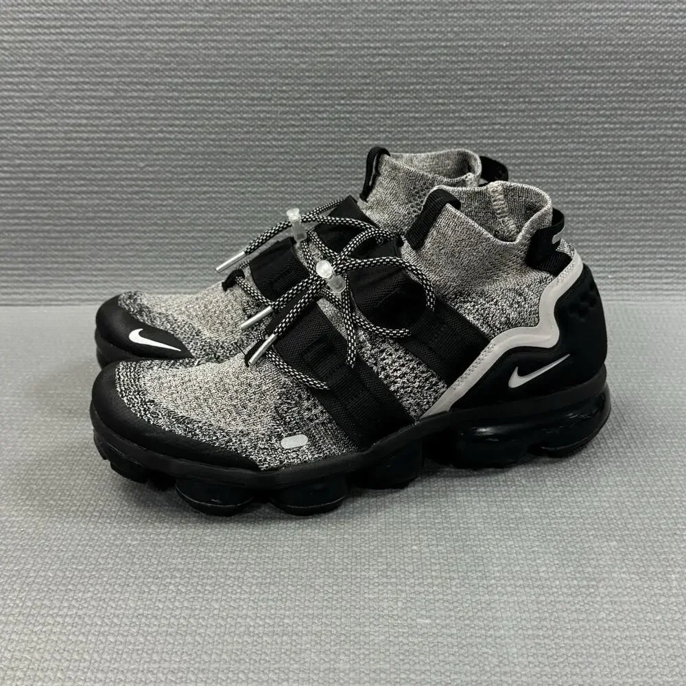 EUC 2018 NIKE AIR VAPORMAX UTILITY AH6834 201 BLACK 9.5 MAX 90 1 PRESTO FORCE